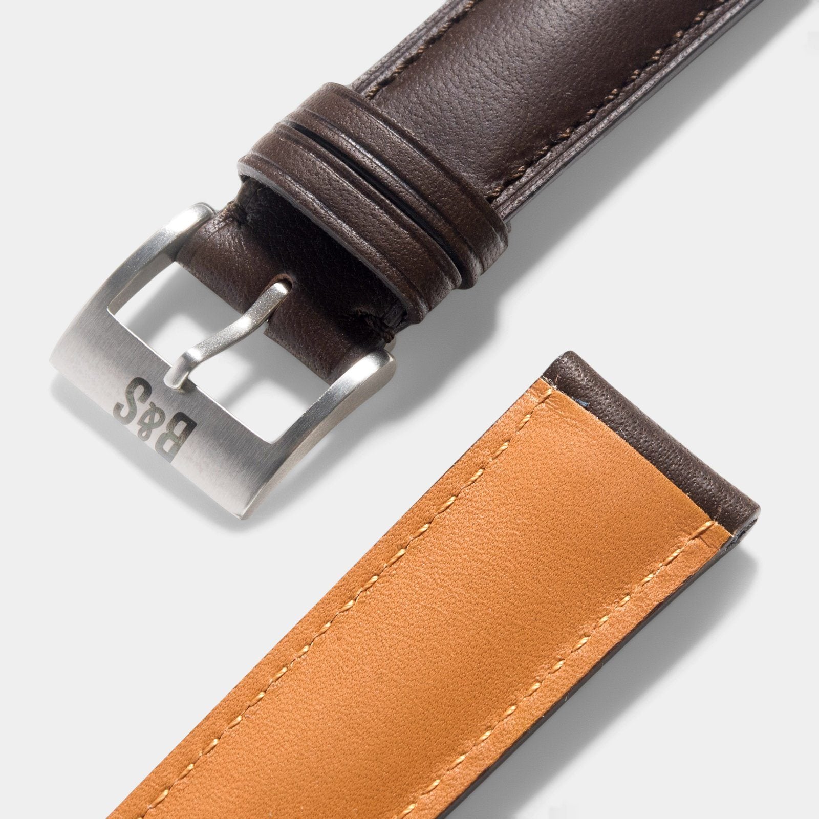 Antique Brown Leather Watch Strap