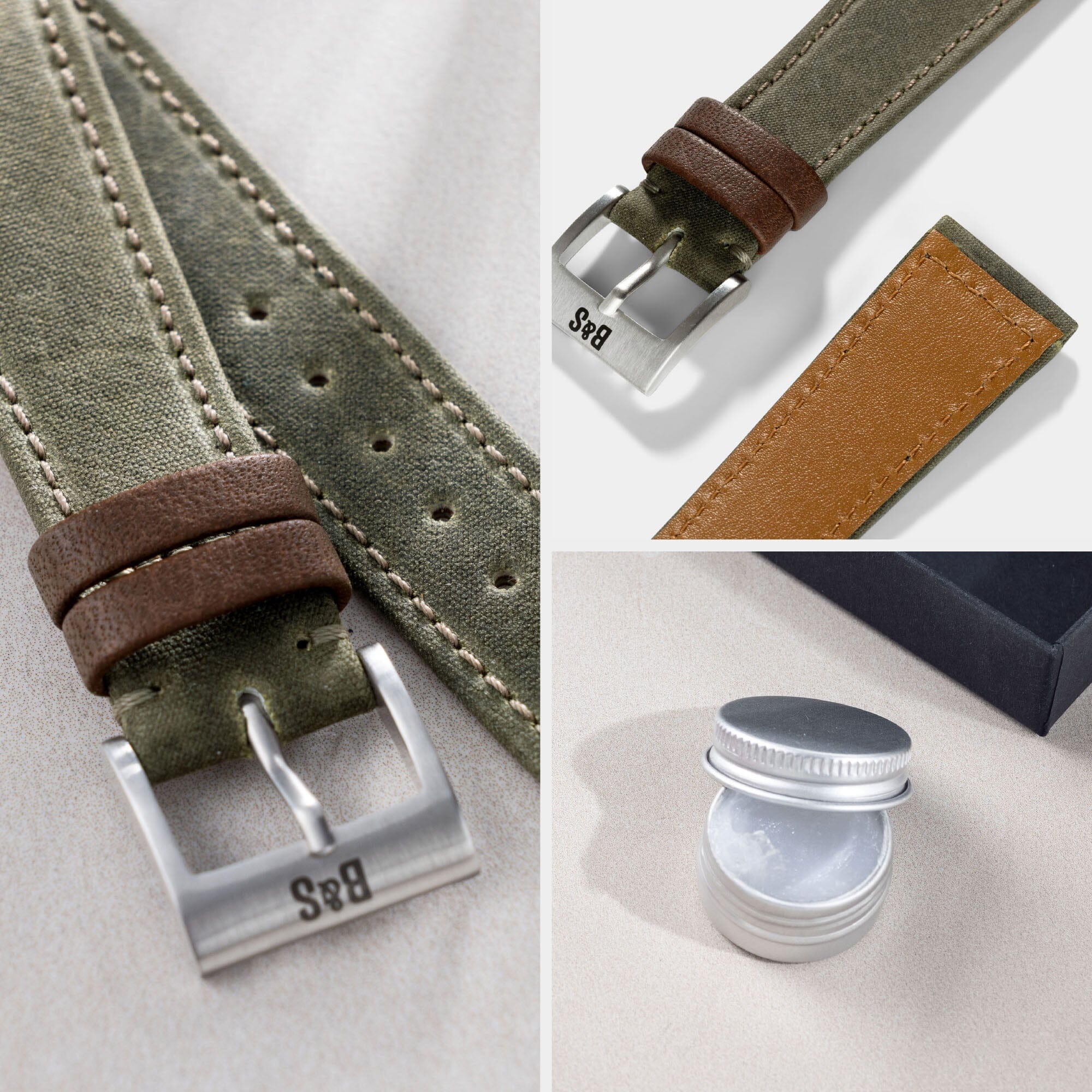 The Highlands Watch Strap - Made of Vintage Barbour Fabric - Jubilee Edition