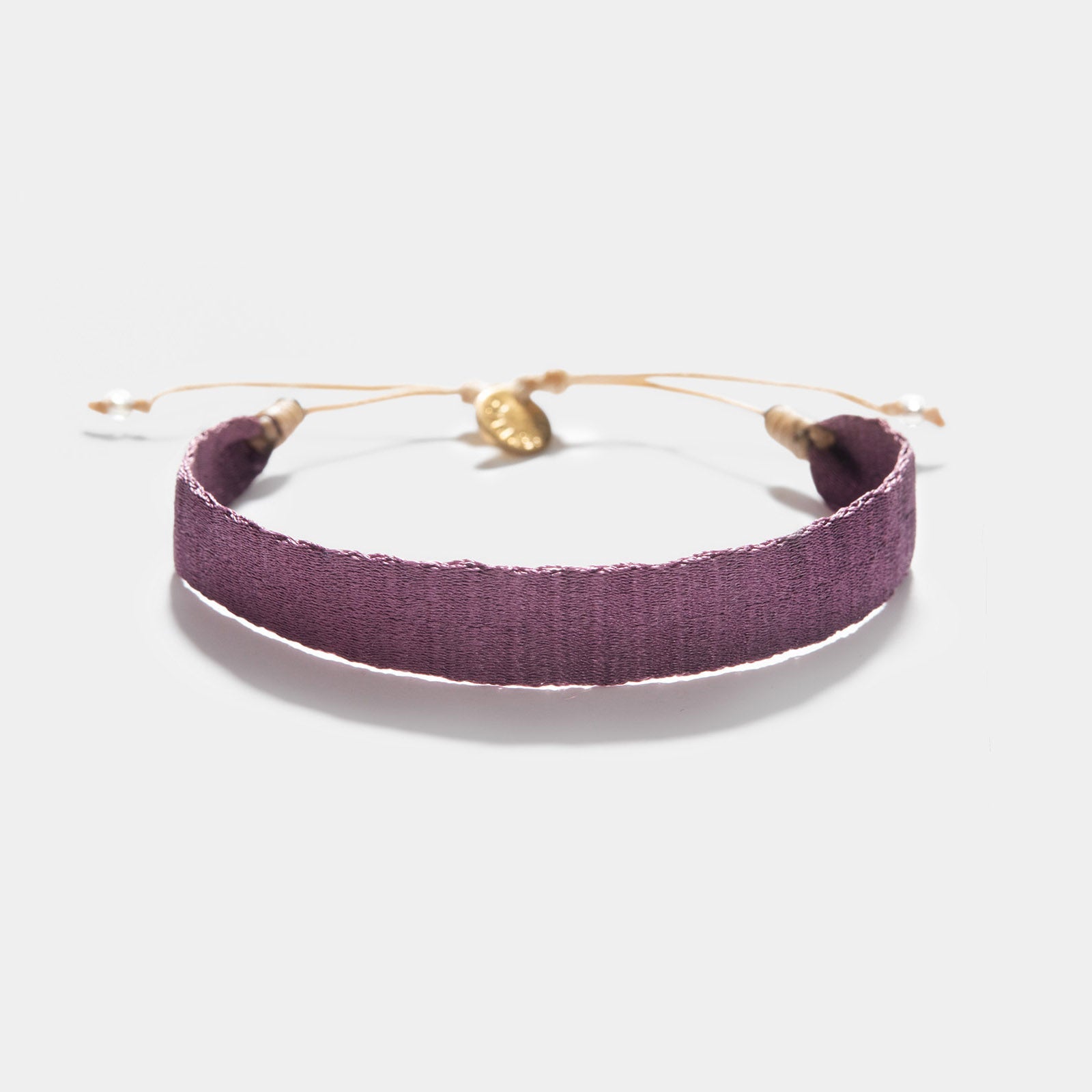 Guanabana Handmade Woven Broad Bracelet Berry