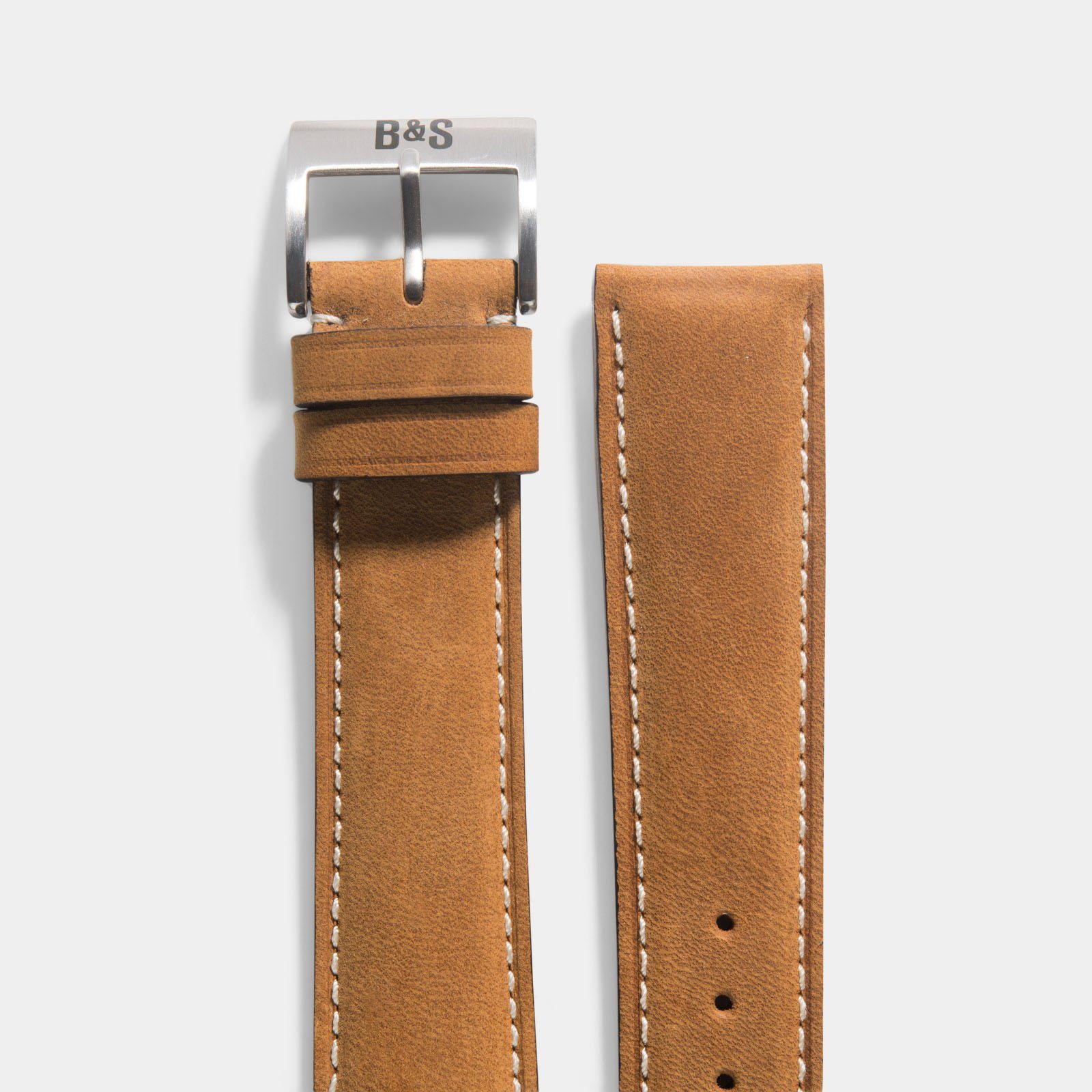 Mountain Brown Leather Watch Strap