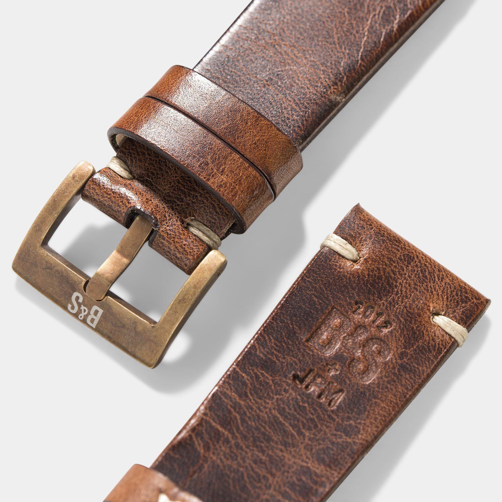 Tudor Bronze Perfect Match Siena Leather Watch Strap