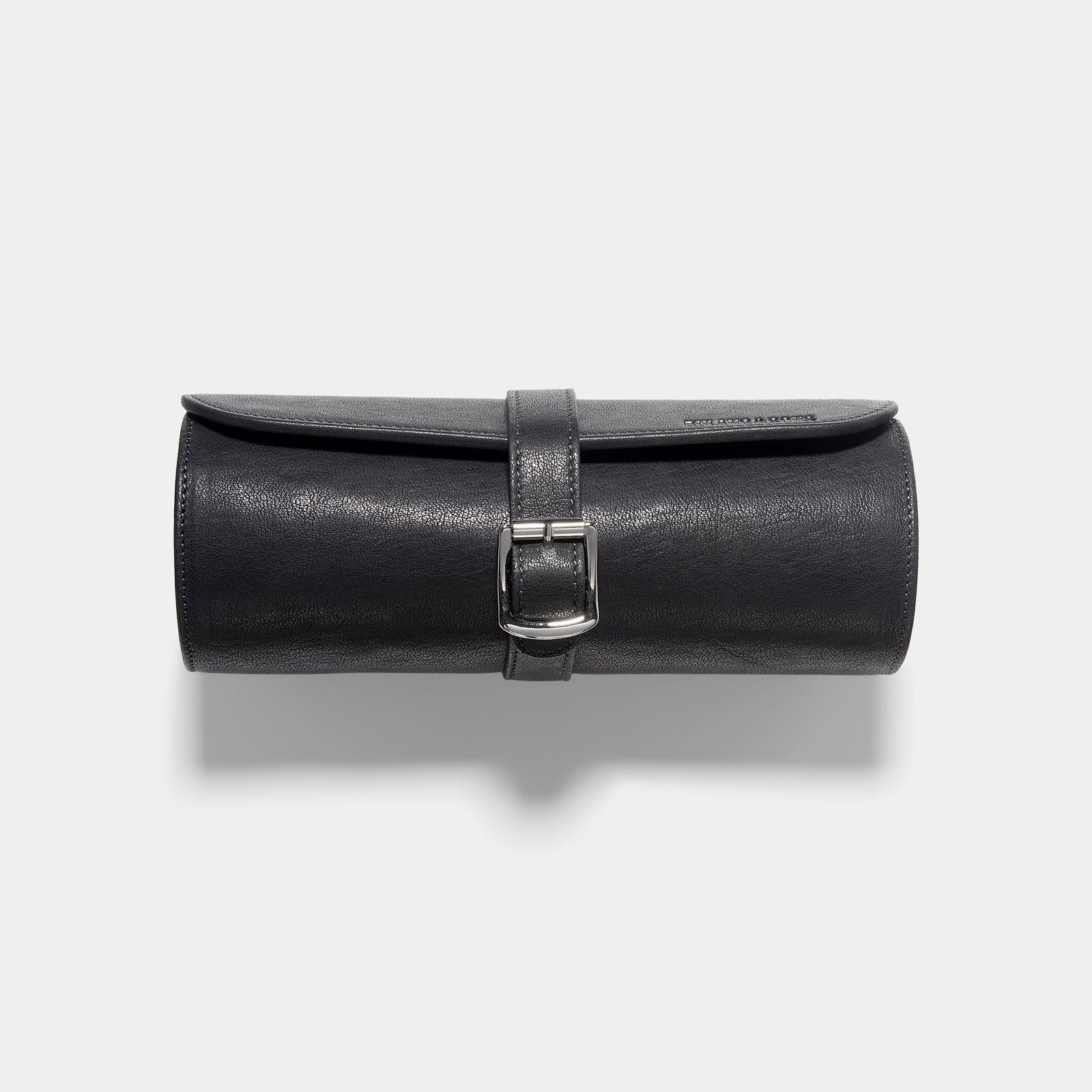 Dark Grey 3 Watch Leather Tube